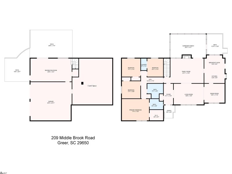 Property image 2 at 209 Middlebrook Road, Greer, SC 29650-3305