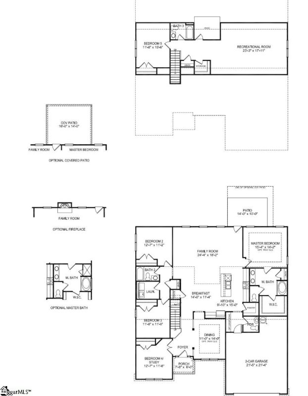 Property image 2 of 215 Rolling Waters Drive in Hidden Lake Estates, Greenville, SC 29605