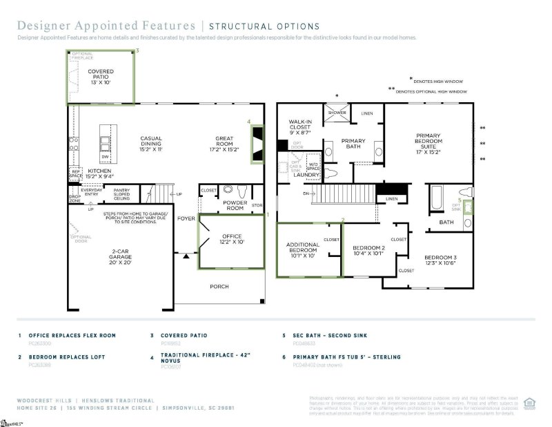 Property image 3 at 104 Winding Stream Circle, Simpsonville, SC 29681