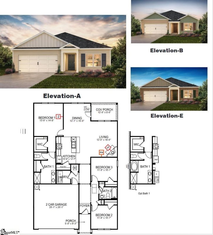 Property image 3 at 483 Valencia Circle, Wellford, SC 29386