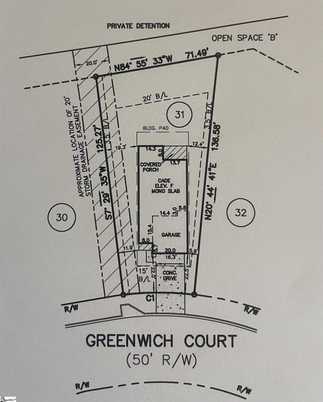 Property image 3 at 2020 Greenwich Court, Spartanburg, SC 29303