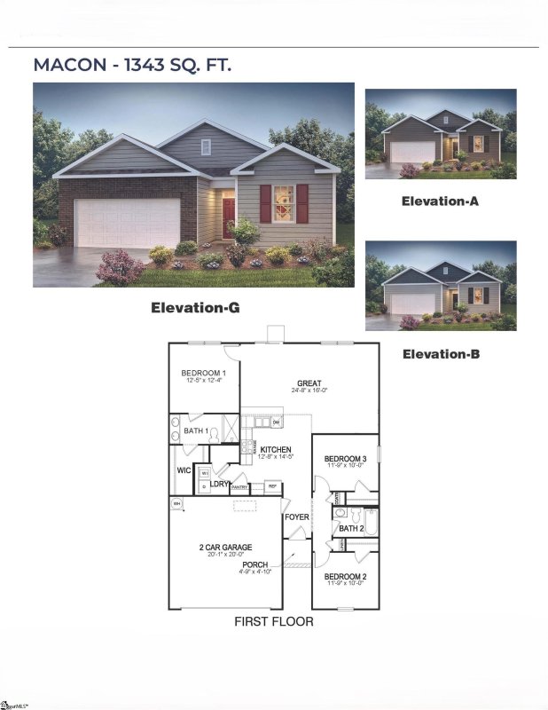 Property image 4 at 1408 Slades Street, Woodruff, SC 29388