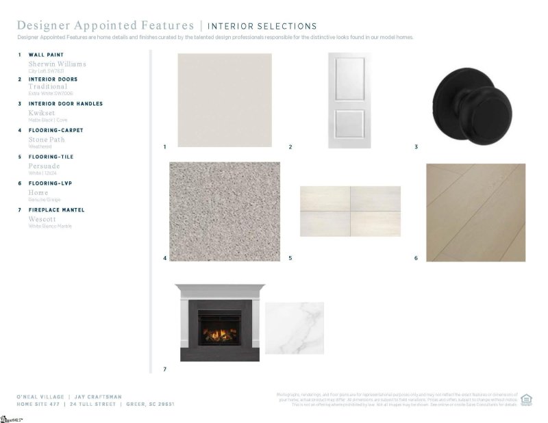 Property image 3 of 24 Tull Street in ONeal Village, Greer, SC 29651