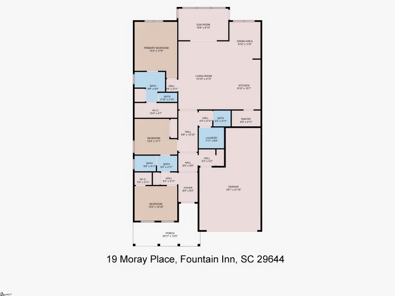 Property image 2 of 19 Moray Place in Jones Mill Crossing, Simpsonville, SC 29681-4987