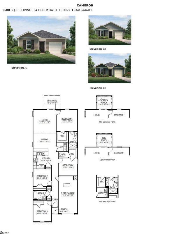 Property image 2 at 1169 Kaden Court, Roebuck, SC 29376