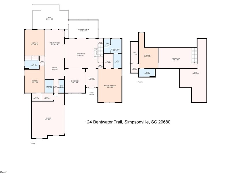 Property image 5 of 124 Bentwater Trail in Weatherstone, Simpsonville, SC 29680