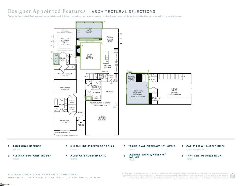 Property image 5 of 158 Winding Stream Circle in Woodcrest Hills, Simpsonville, SC 29681