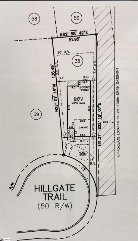 Property image 4 of 3114 Hillgate Trail in Ashwood Meadows, Boiling Springs, SC 29316