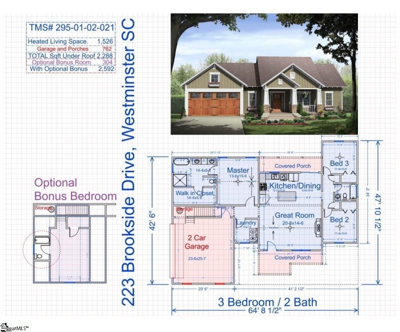 Property image 2 of 223 Brookside Drive in West Lake Estates, Westminster, SC 29693