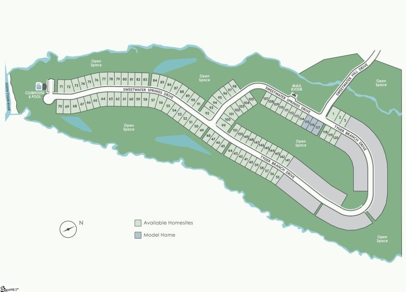 Property image 2 of 1150 Tyger Branch Drive in Sweetwater Hills, Moore, SC 29369