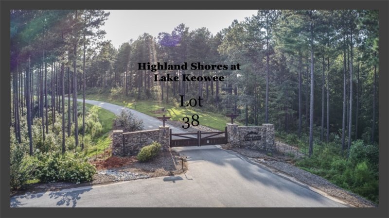 Lot 38 highland shores at lake keowee Road